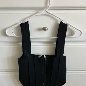 Zara Black Crop Top